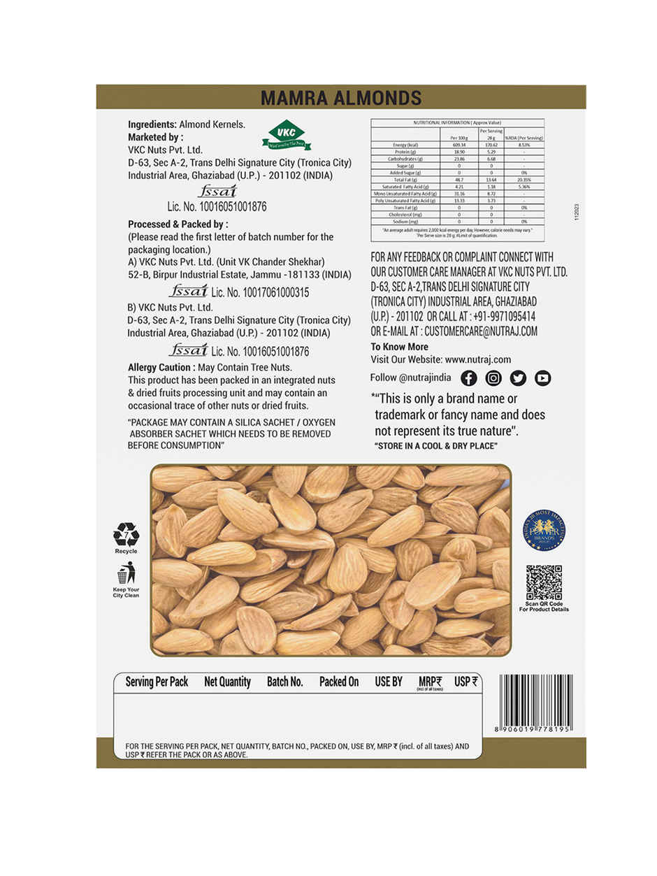 Nutraj Anmol Premium Almond Kernel Mamra