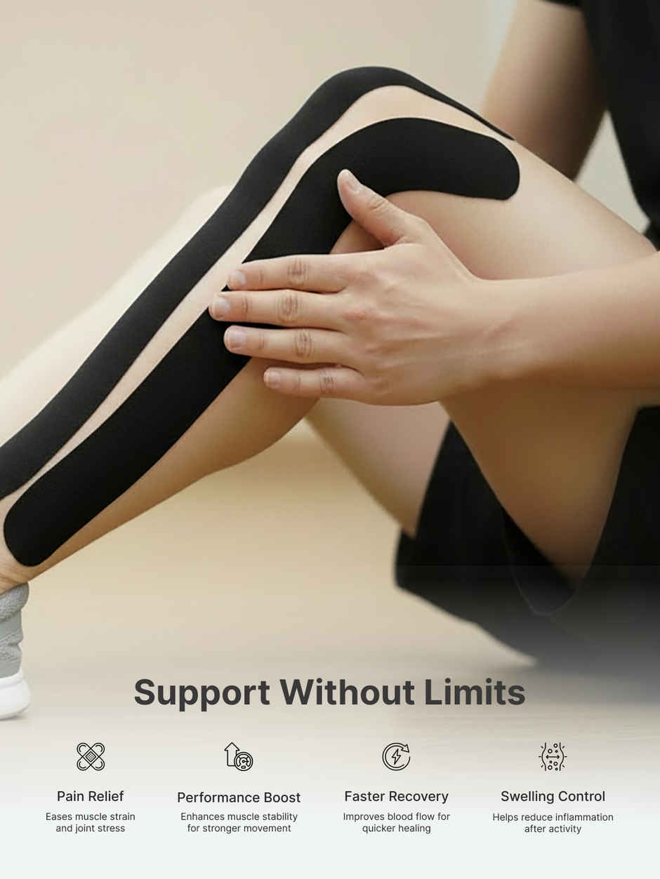 Cultfit Kinesiology Tape | Black