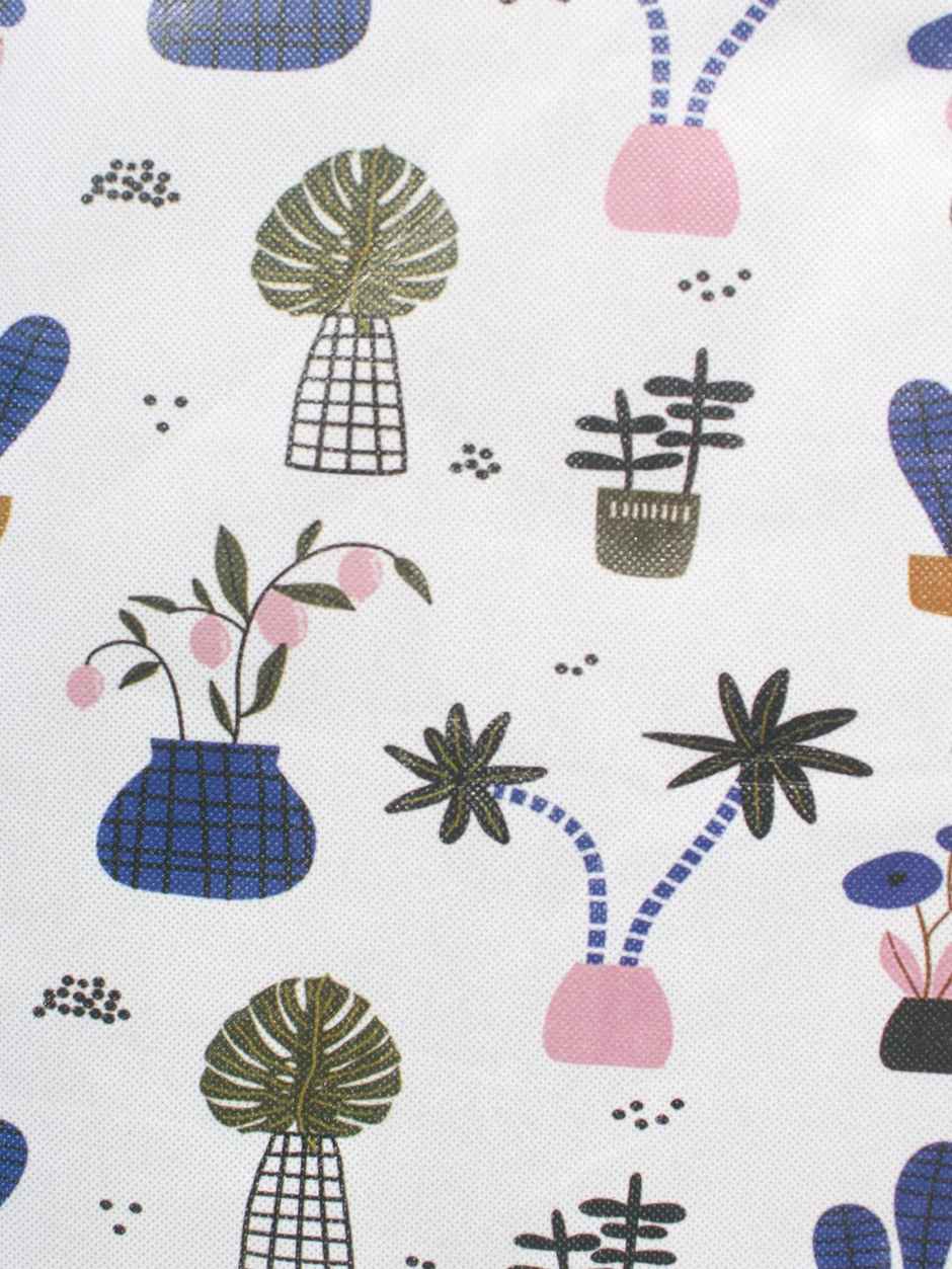 PrettyKrafts 75 L Folding Laundry Hamper | Clothes Basket with Lid & Carry Handles | White - Large