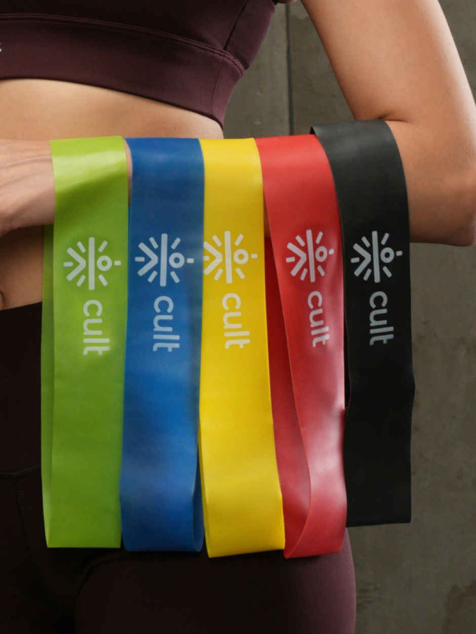 Cultfit Unisex Mini Loop Band Toning Exercise Bands | 2-20 kg Resistance