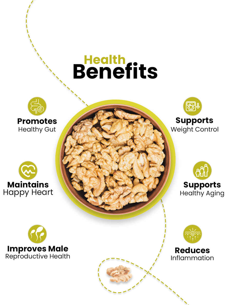 Nutraj Kashmiri Walnut Kernel | Akhrot giri