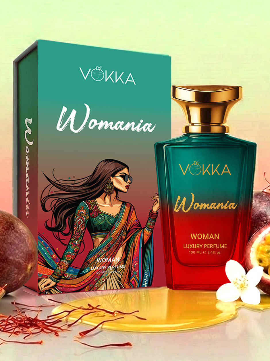Vokka Womania Luxury Long Lasting Perfume for Women Saffron Passionfruit