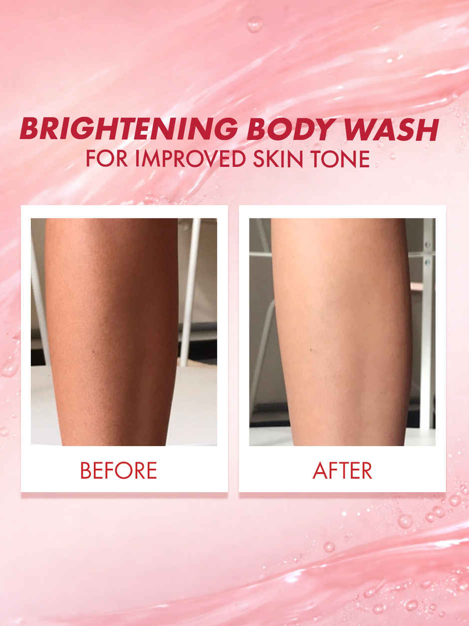 mCaffeine Brightening Raspberry Rush Body Wash