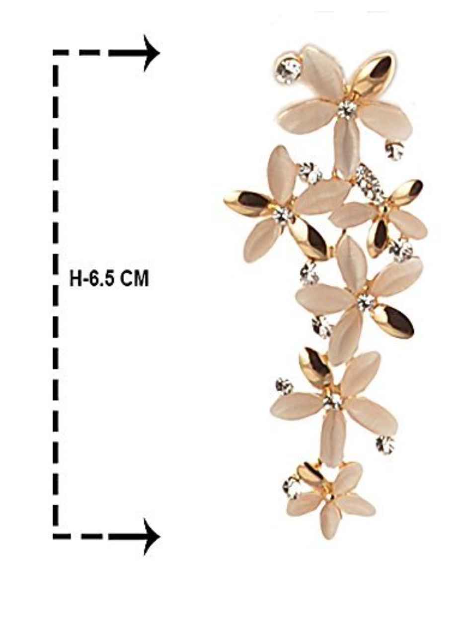 Valentine Gifts : YouBella Jewellery Designer Hanging Earrings for Girls and Women (YBEAR - 31243)