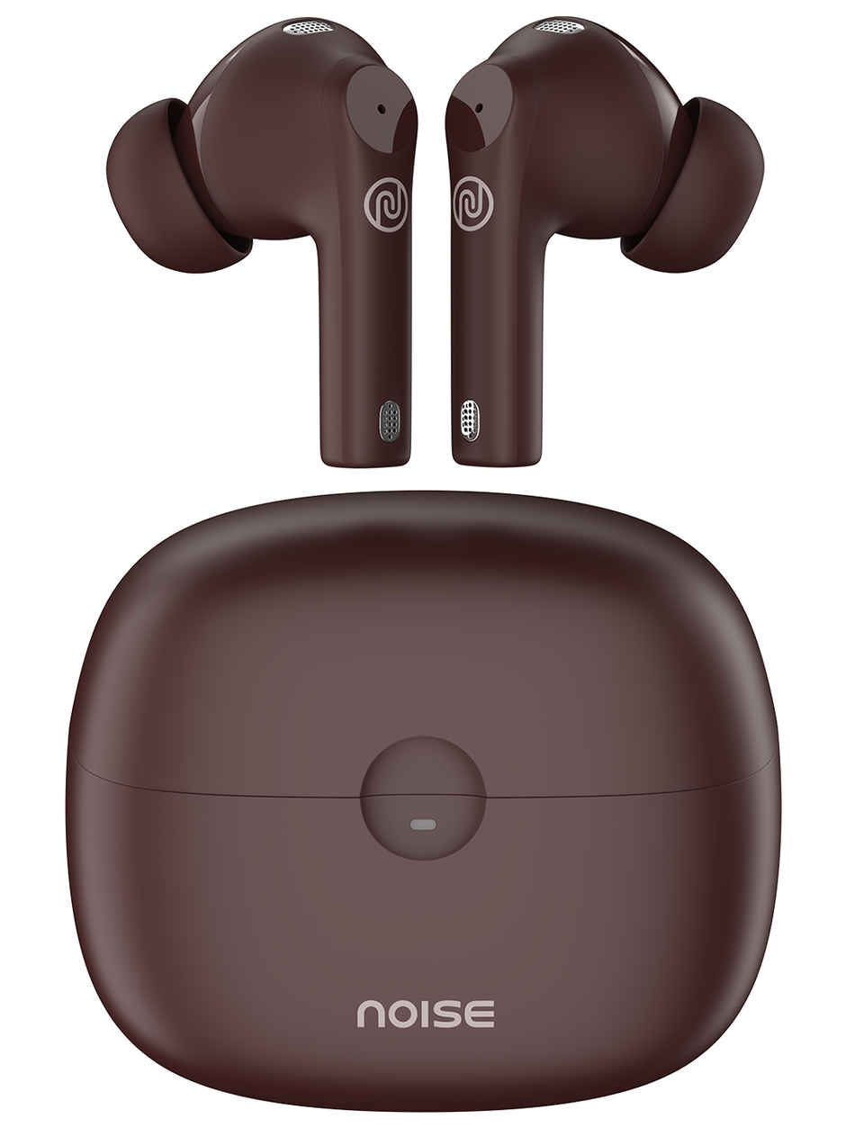 Noise Buds Nero 45H Playtime Quad Mic ENC Rubberised Finish TWS Earbuds | Deep Wine