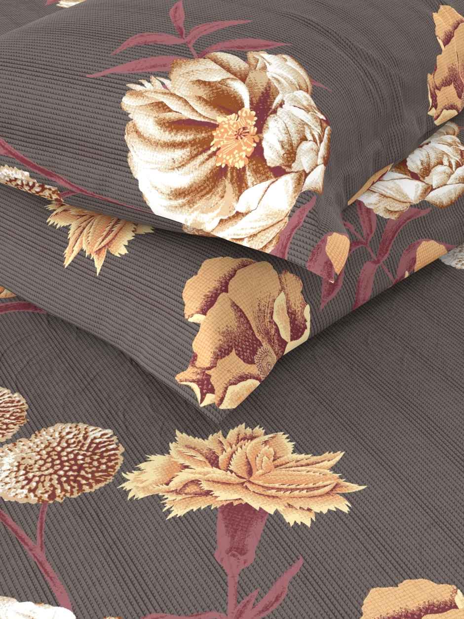 Bianca Floral Double Bedsheet With 2 Pillow Covers