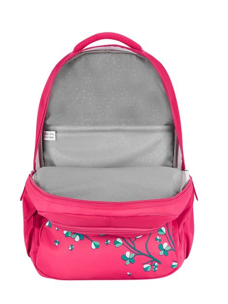 Genie Women's Nylon 25 L Laptop Backpack | Pink