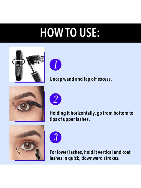 Blue Heaven 10X Volumising Mascara - Black