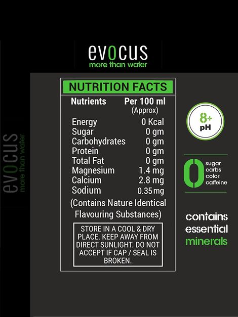 Evocus Natural Black Alkaline Water