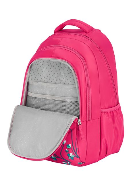 Genie Women's Nylon 25 L Laptop Backpack | Pink