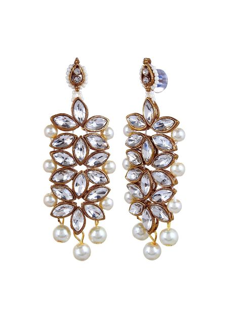 YouBella Stylish Latest Traditional Jewellery Pearl Jewellery Set for Women (YBNK - 5523)