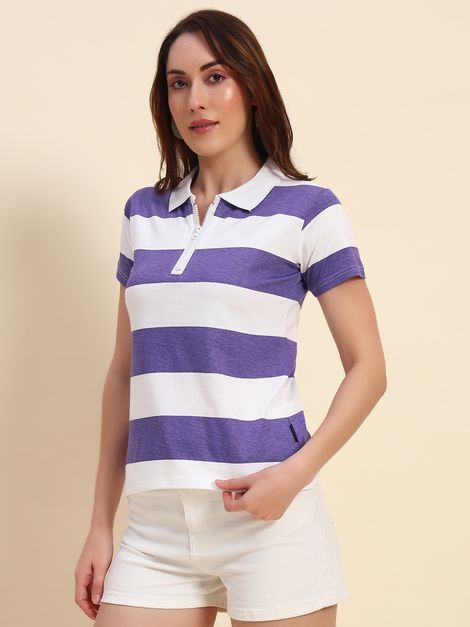 The Dry State Women's Veronica & White T-shirts WTSH | 1615D | M