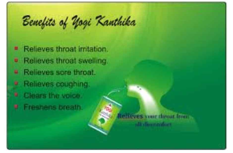 Yogi Kanthika Throat Relief Tablets 140S