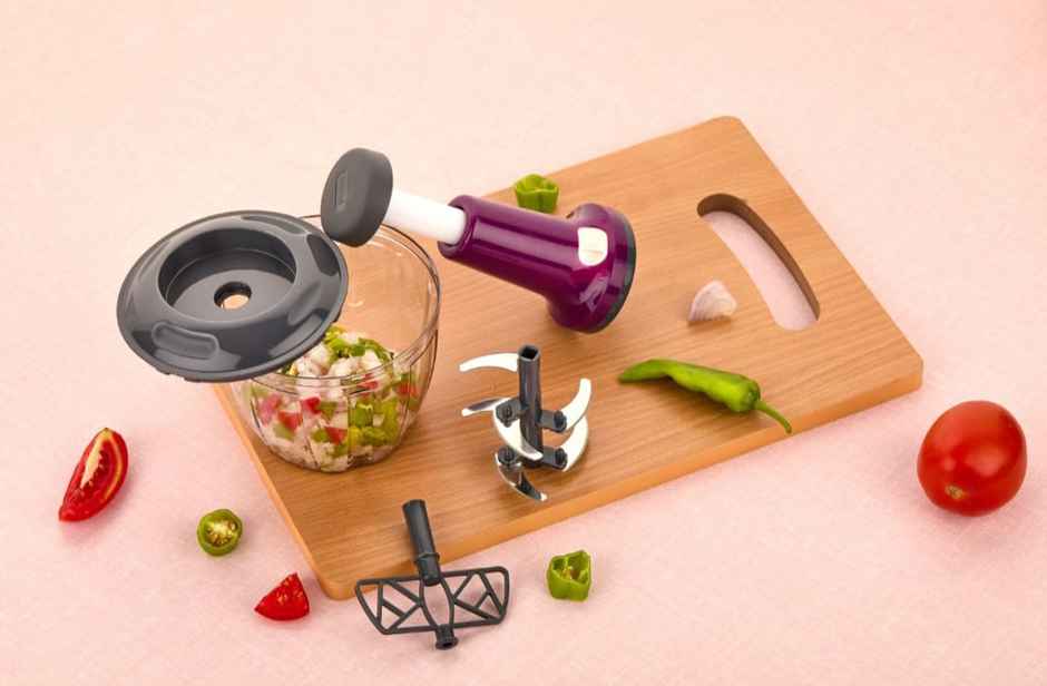 Ambition Push Chopper Transparent Cover 1200 ml | Assorted color