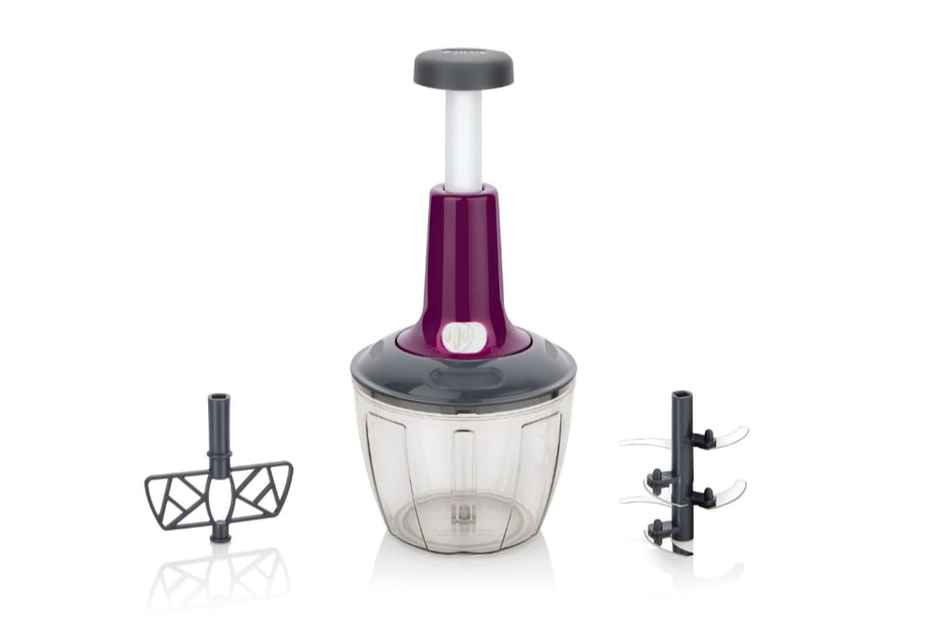 Ambition Push Chopper Transparent Cover 1200 ml | Assorted color