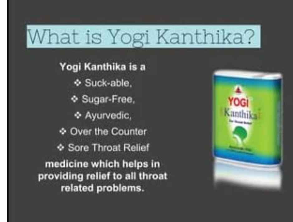 Yogi Kanthika Throat Relief Tablets 140S