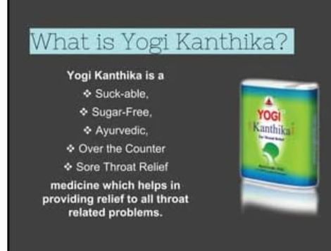 Yogi Kanthika Throat Relief Tablets 140S