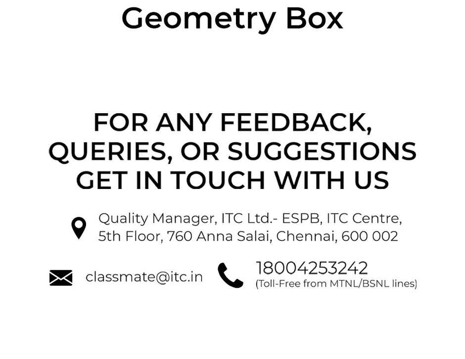 Classmate Geometry Box | Complete Geometry Set - Red