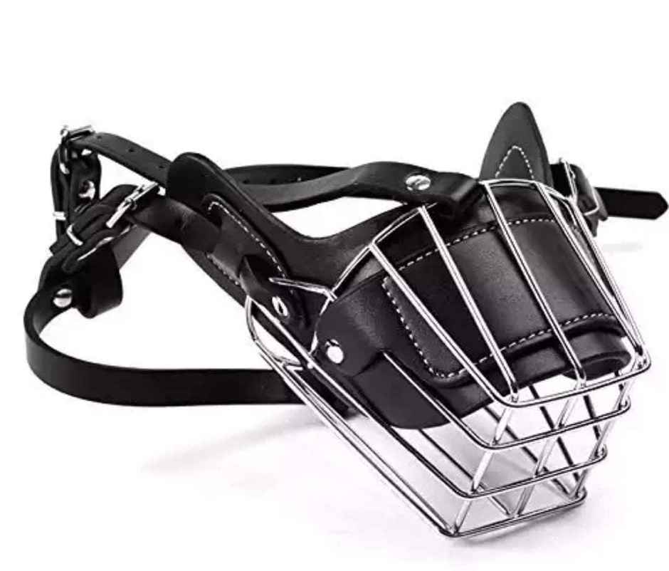 Pets Empire adjustable strap mouth cover, Small size wire muzzle for dogs