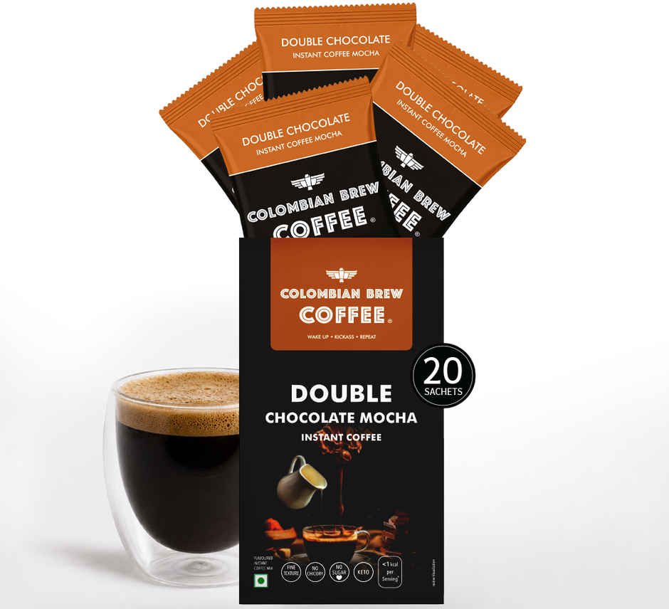 Colombian Brew Double Choco Mocha Instant Coffee | 20 Sachets