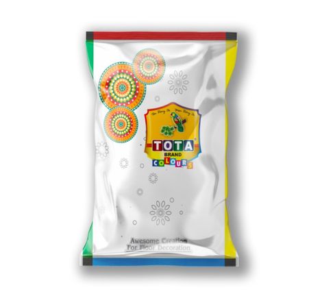 Multicolour Rangoli Pouch | Pack Of 10 | Tota
