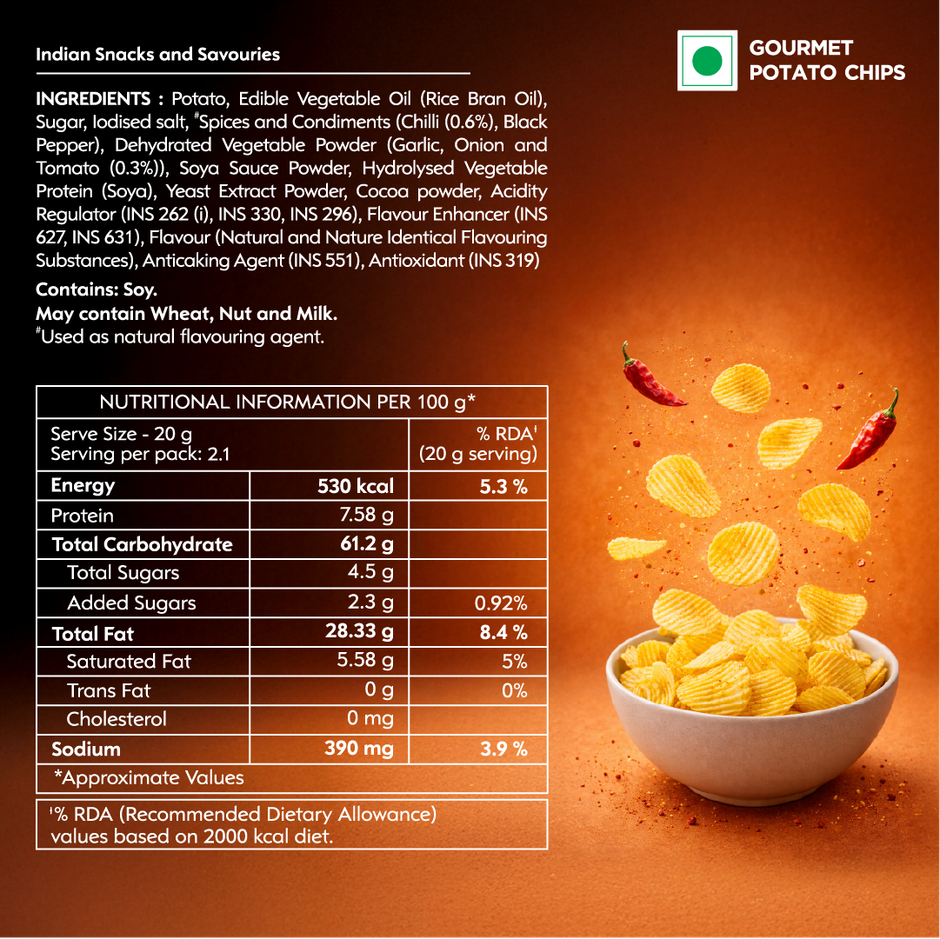 The Theatre Project Crinkle Cut-Hot & Sweet Chilli