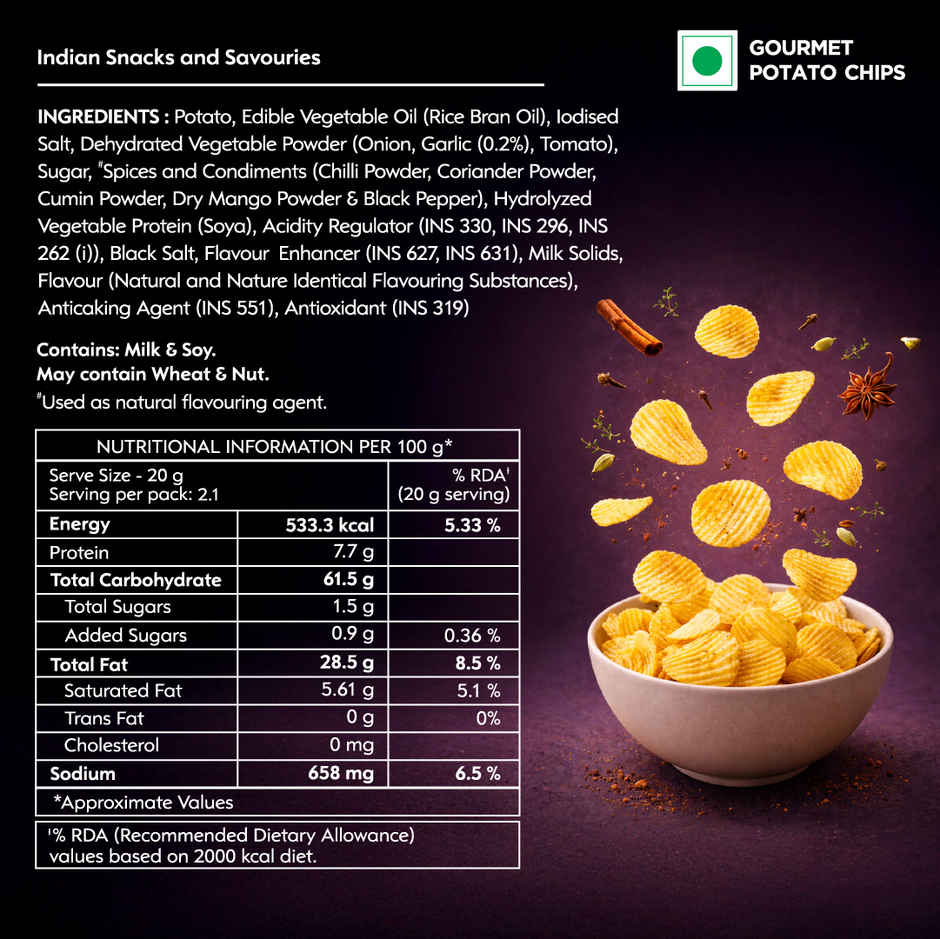 The Theatre Project Crinkle Cut-Exotic Indian Spcies