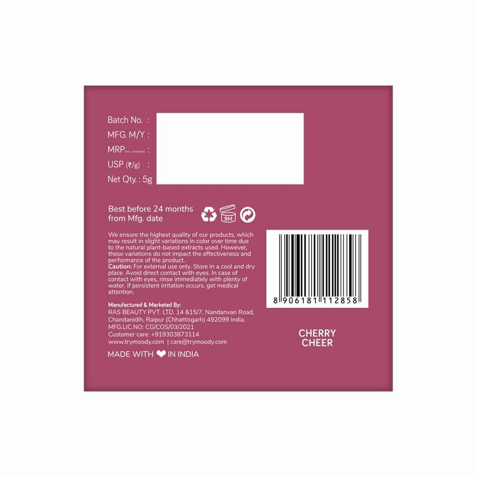 Moody Plush Lip & Cheek Tint | Cherry Cheer