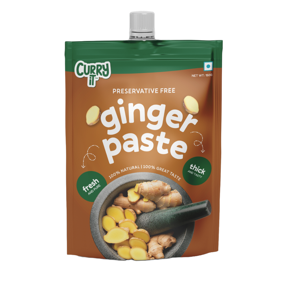 Curryit Preservative Free Ginger Paste