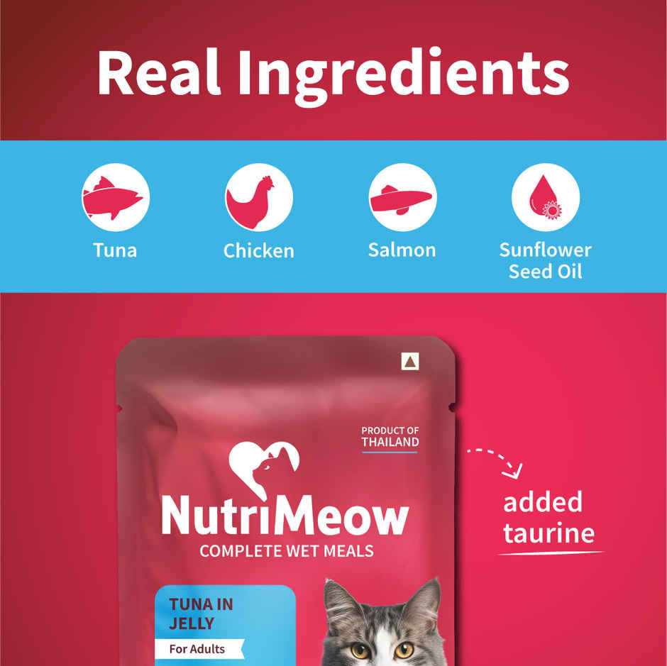NutriMeow Tuna In Jelly Adult Cat Wet Food