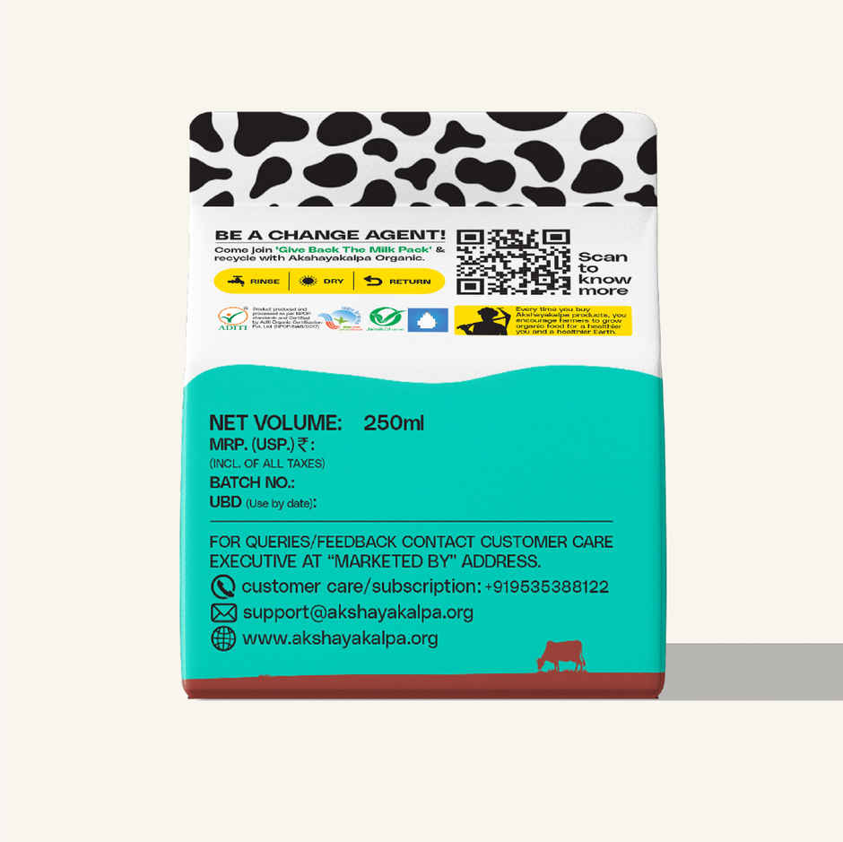 Akshayakalpa Organic High Protein Milk