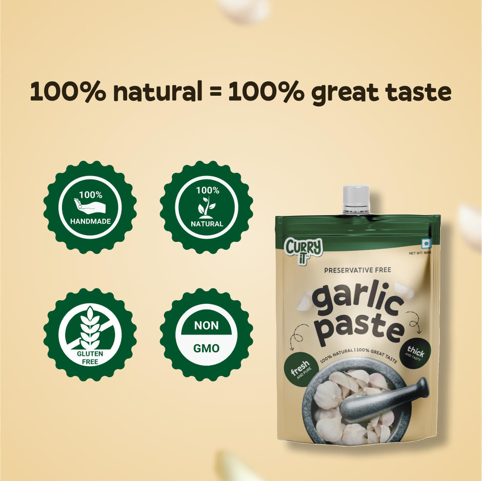 Curryit Preservative Free Garlic Paste