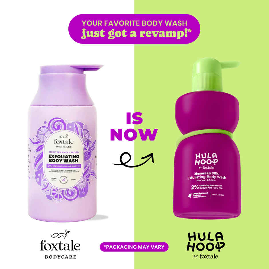 Buy Hula Hoop Exfoliating Body Wash by Foxtale Online - Price @ ₹285 ...