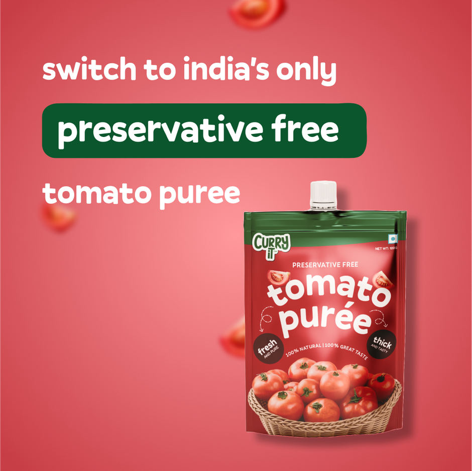 Curryit Preservative Free Tomato Puree
