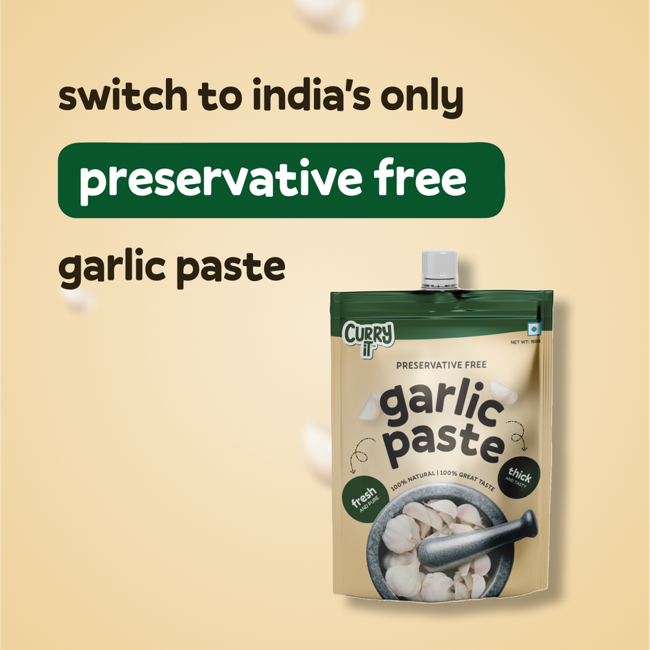 Curryit Preservative Free Garlic Paste