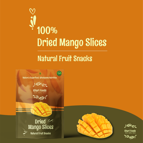 Khari Foods Premium Mango Dried Fruit | On the go Snack