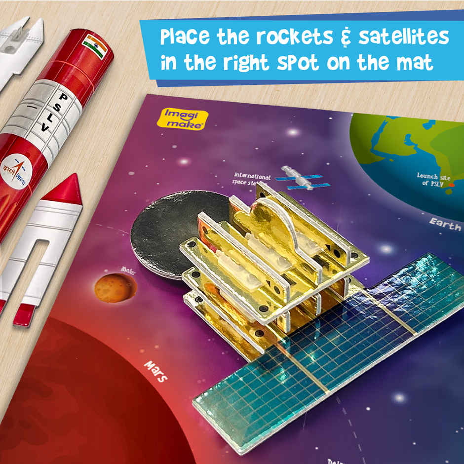 Imagimake Mapology Mangalyaan Space Kit & Satelite | Science Exploration Toy | 5+ years