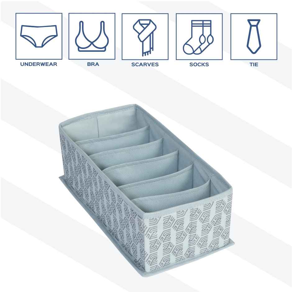 Homestrap 6 Compartment Wardrobe Scarves Organizer