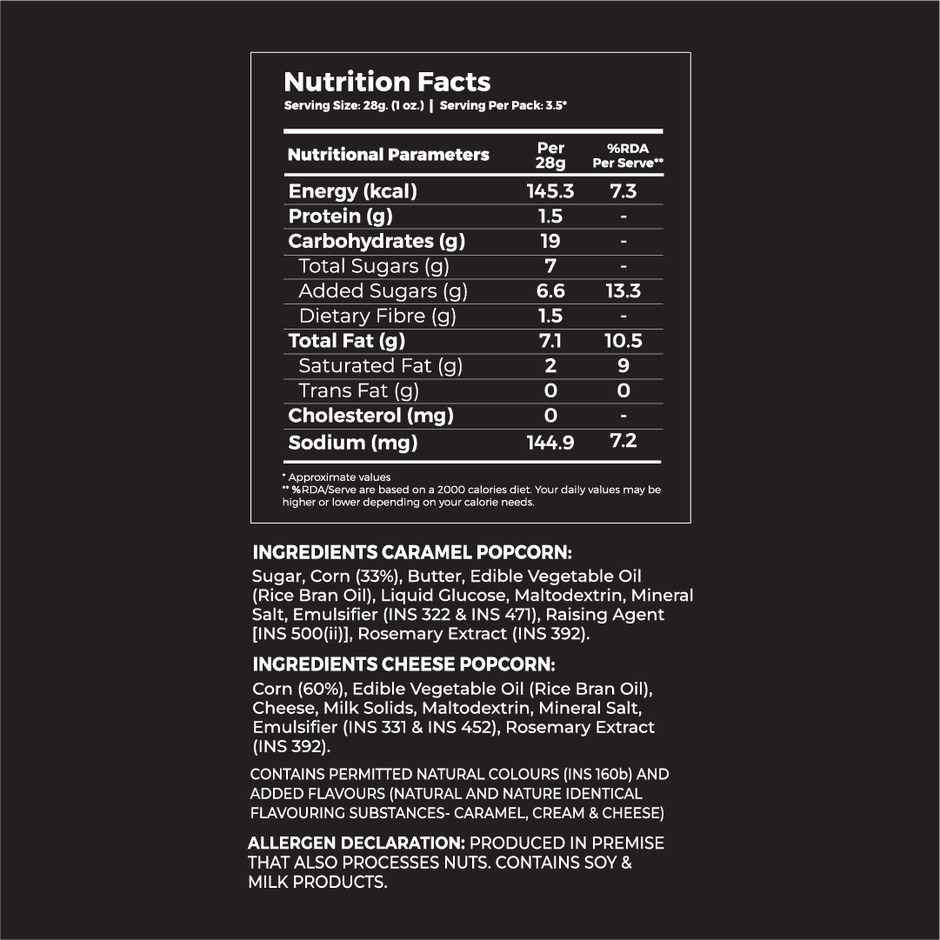 4700BC X Netflix Gourmet Cheese And Caramel Popcorn Small Tin