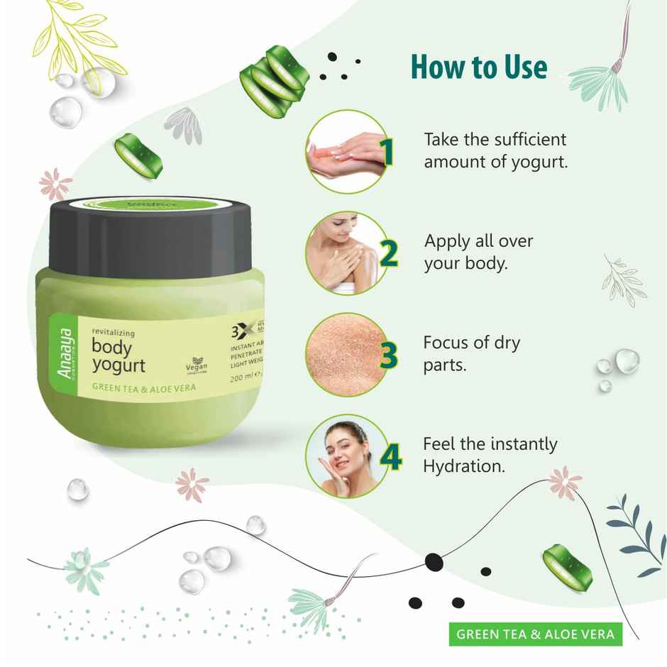Anaaya Revitalizing Body Yogurt - Green Tea & Alovera
