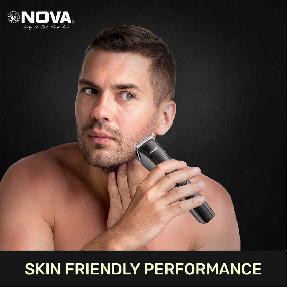 Nova Nht 1039 USB Trimmer 45 Min Runtime 4 Length Settings (Black)