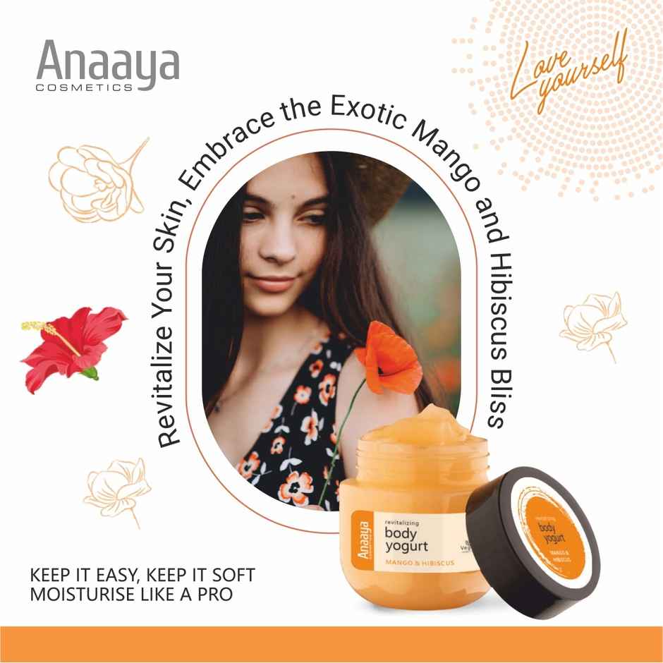 Anaaya Revitalizing Body Yogurt - Mango & Hibiscus