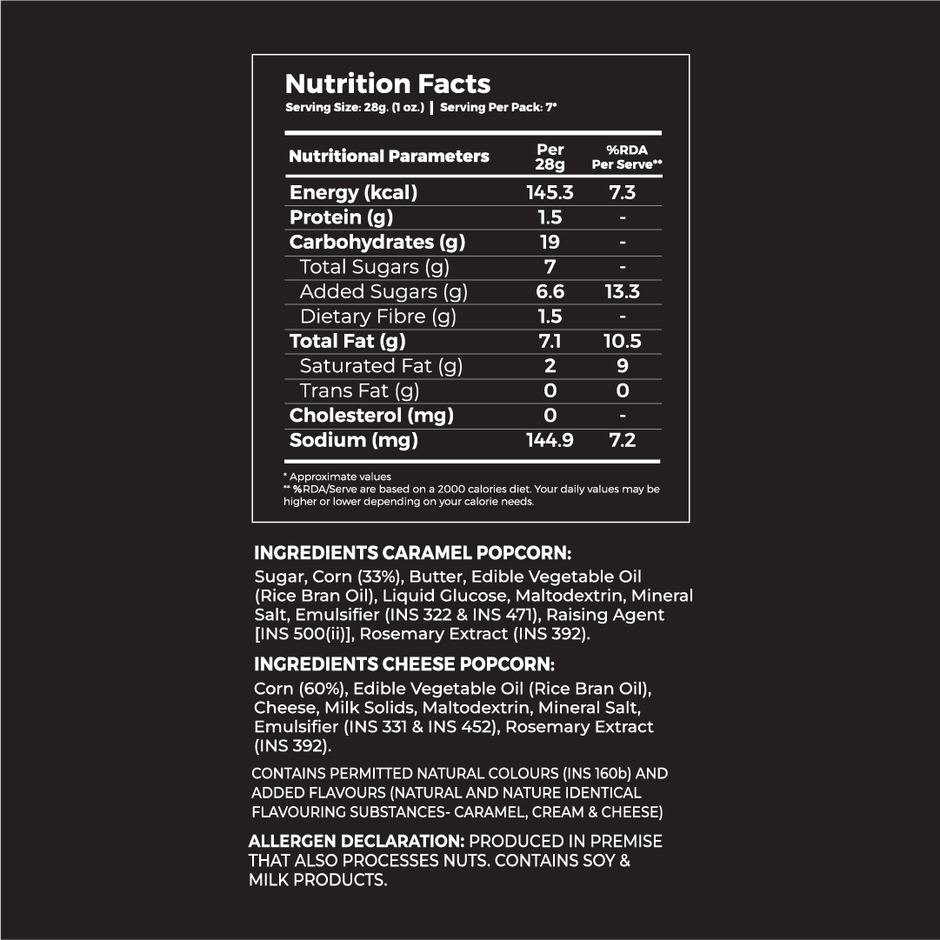 4700BC X Netflix Gourmet Cheese & Caramel Popcorn Large Tin