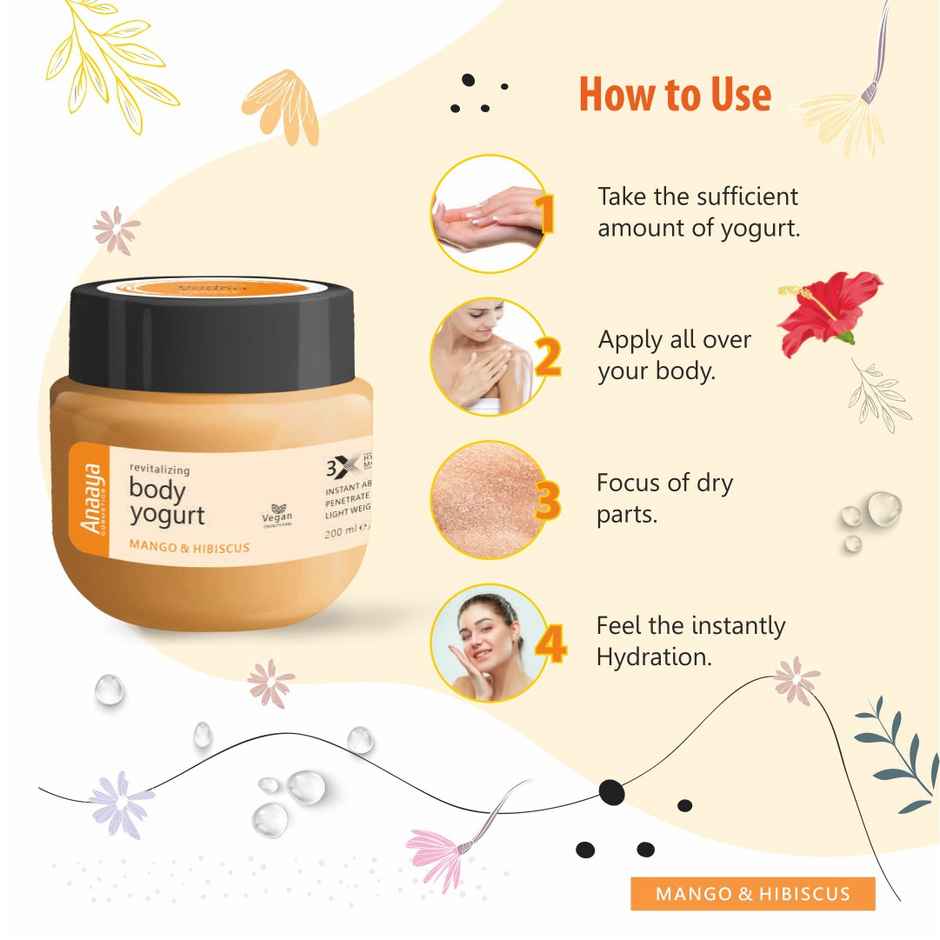 Anaaya Revitalizing Body Yogurt - Mango & Hibiscus