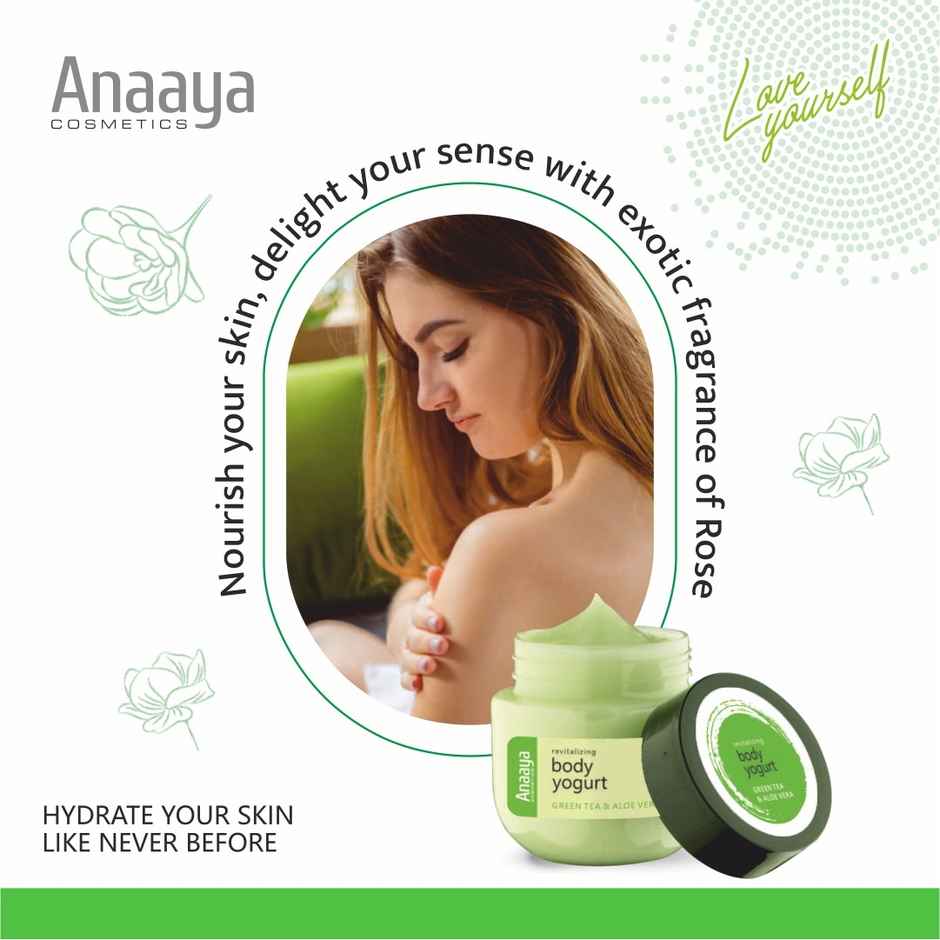 Anaaya Revitalizing Body Yogurt - Green Tea & Alovera
