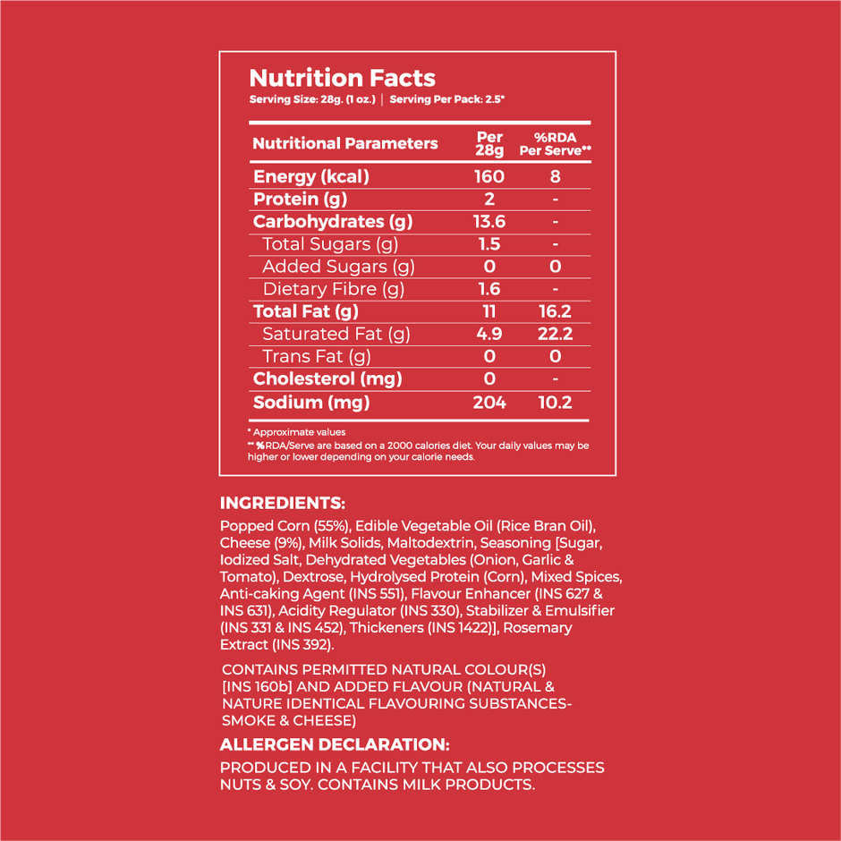 4700BC Hawaiian BBQ Cheese popcorn