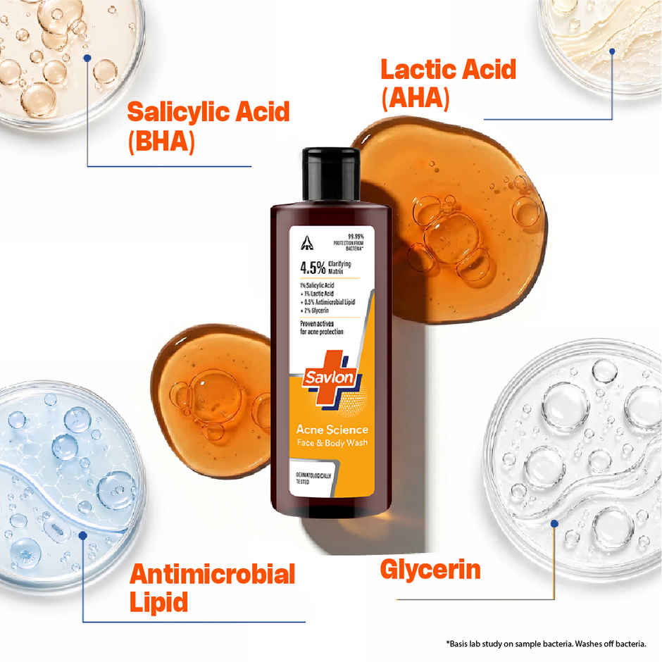 Savlon Acne Science Face & Body Wash