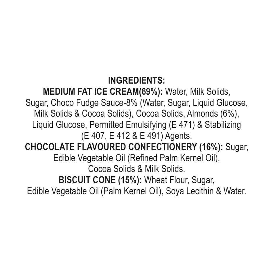 Frubon Choco Almond Fudge Ice Cream Cone Combo  