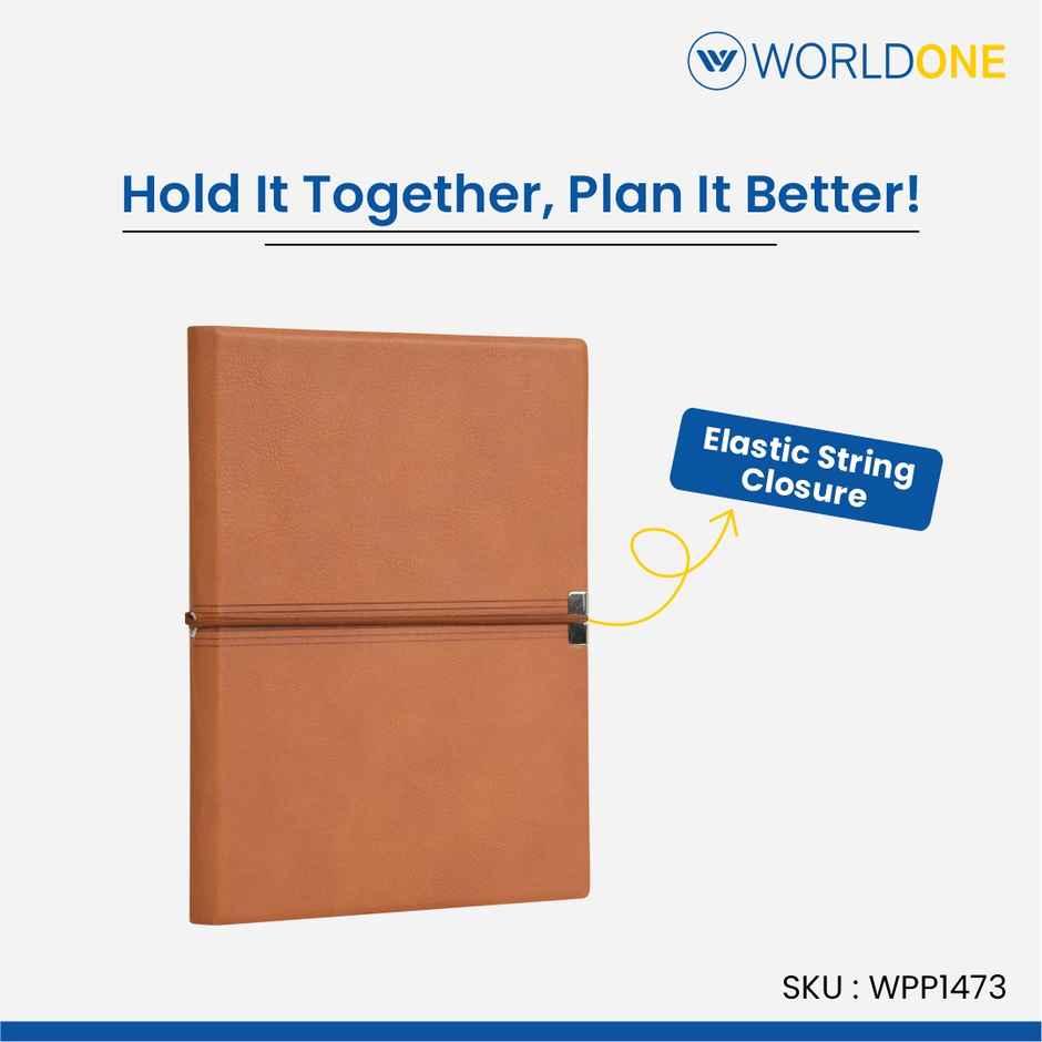 Worldone Ingenious Notebook A5 | Colour May Vary