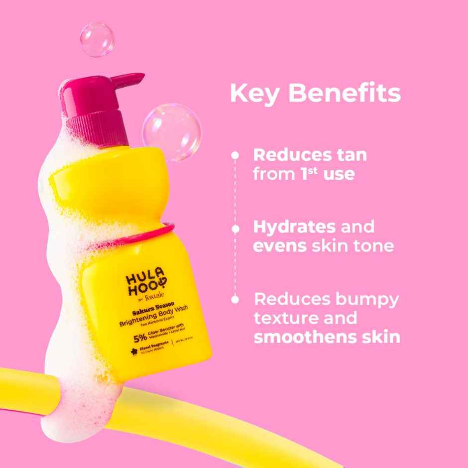 Hula Hoop Brightening Body Wash by Foxtale
